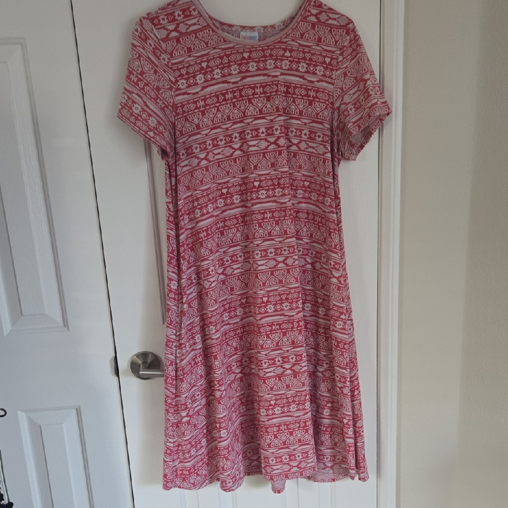 LuLaRoe Women's Jessie Swing Dress -large